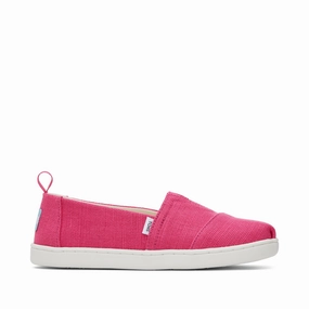Youth Alpargata Pink Heritage Canvas Kids Shoe Season Ready