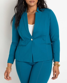 Withstand Friendship The Ultimate Stretch Suit Blazer | Moroccan Blue