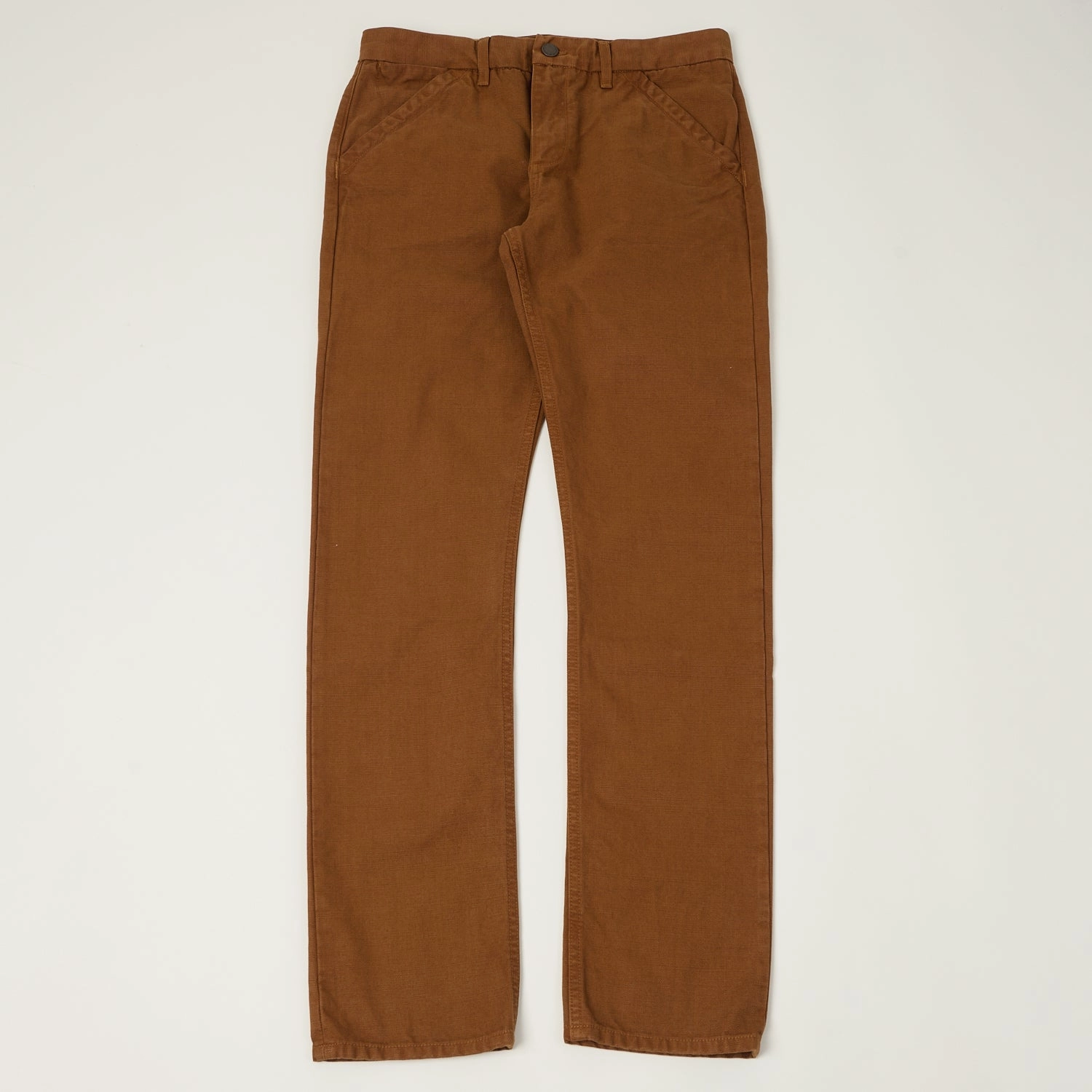 ThermalRegulation Snag Resistant Fabric Freenote Cloth Heavyweight 14oz Slub Workers Chino - Rust