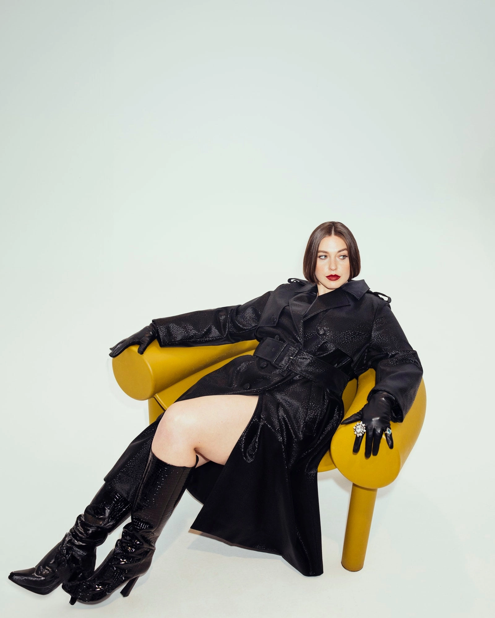 Infatuation The Dylan Trench Coat | Black