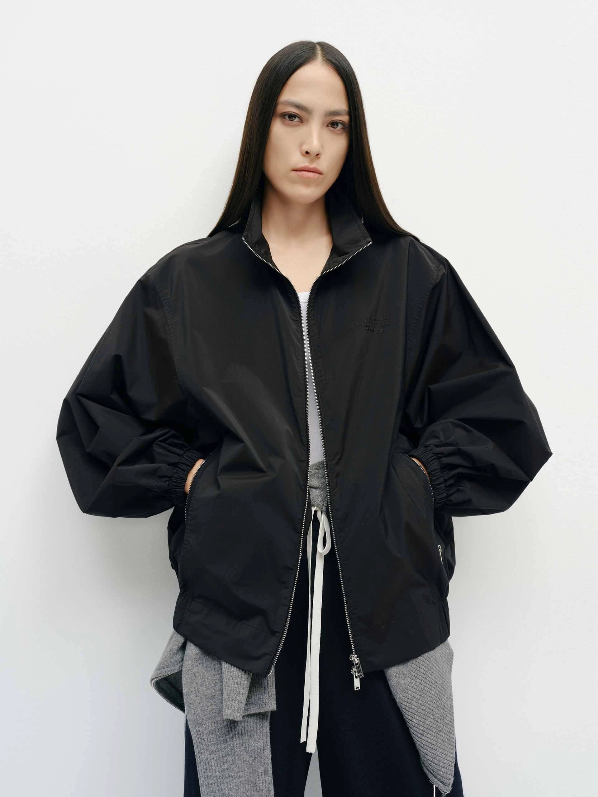 Volume Sleeve Zipper Coat Outdoor Trip