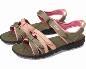 Teva Tirra 1019395 Big Kids Burnt Olive Quick-Dry Hiking Sandals JOBB234 Impact Diffusion