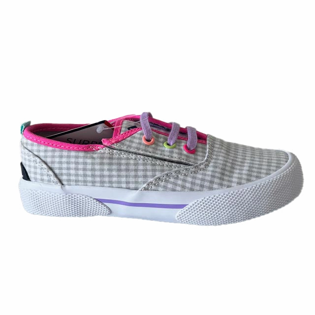 True Comfort Test Hike Sperry Girls Gray | White | Pink Sneakers