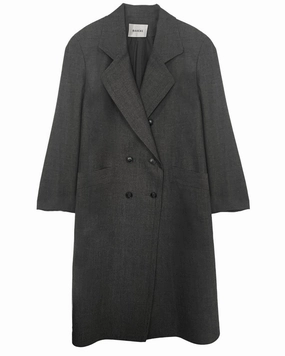 The Double Breasted Car Coat in Herringbone | Herringbone Sanction Waterproof Comfort