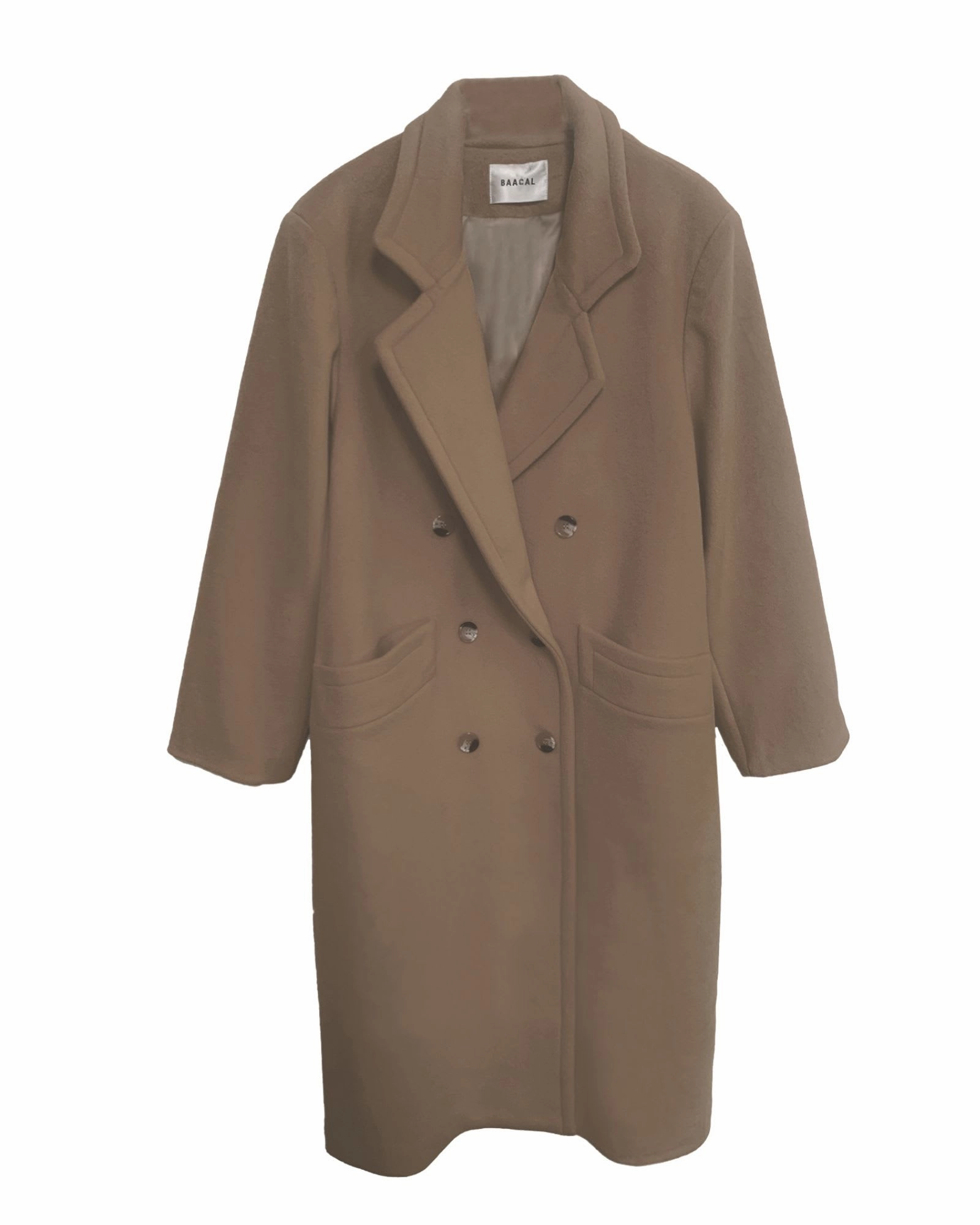 Hairspray Noise Free Movement The Double Breasted Car Coat in Soft Camel | Soft Camel