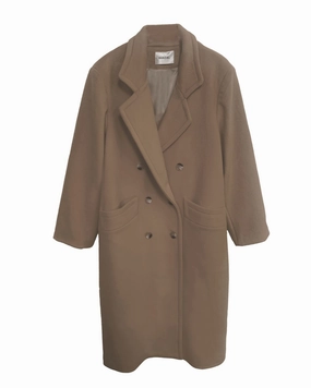 Hairspray Noise Free Movement The Double Breasted Car Coat in Soft Camel | Soft Camel