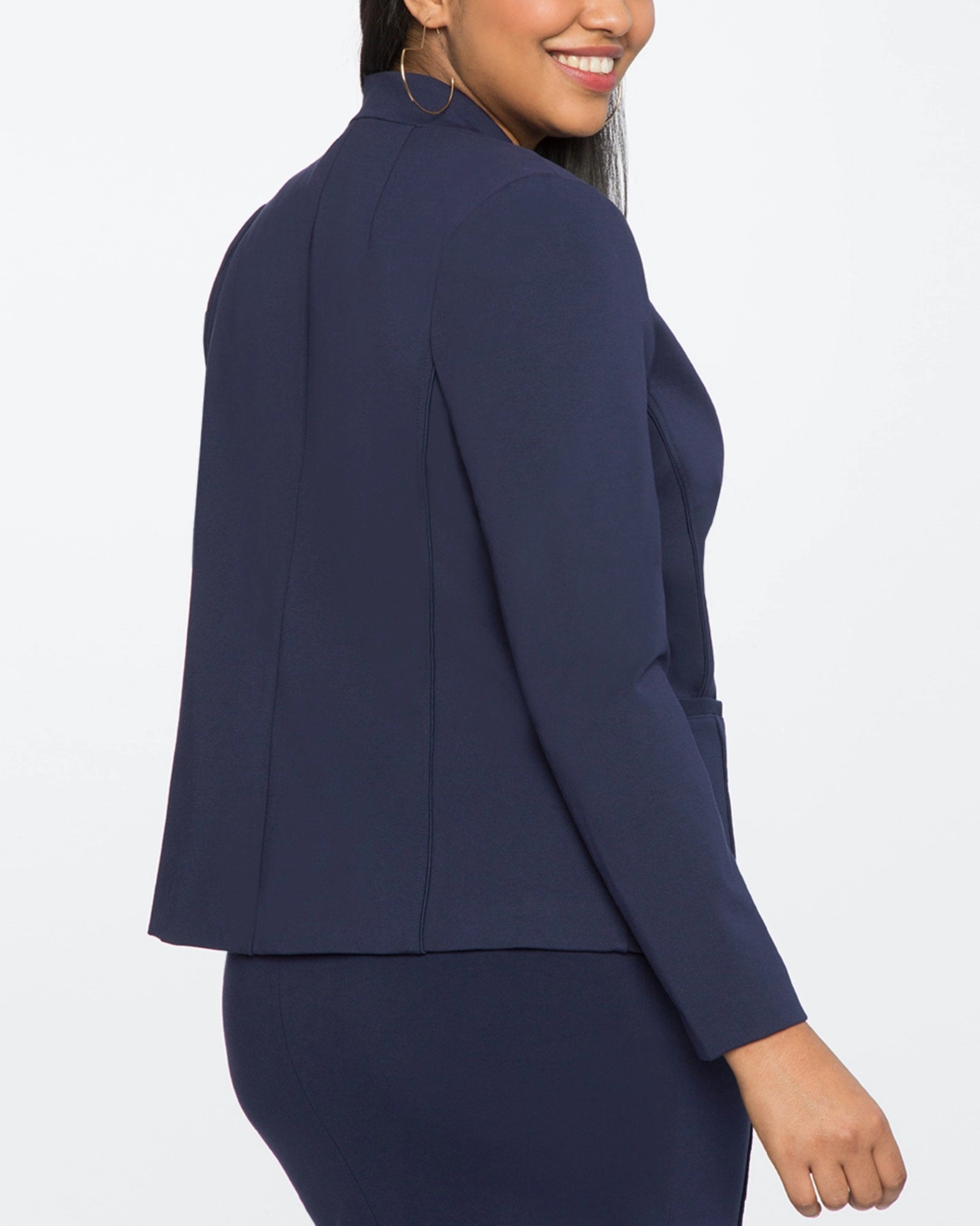 Noise Reducing Fabric coordinating piece The Ultimate Stretch Suit Blazer | Maritime Blue