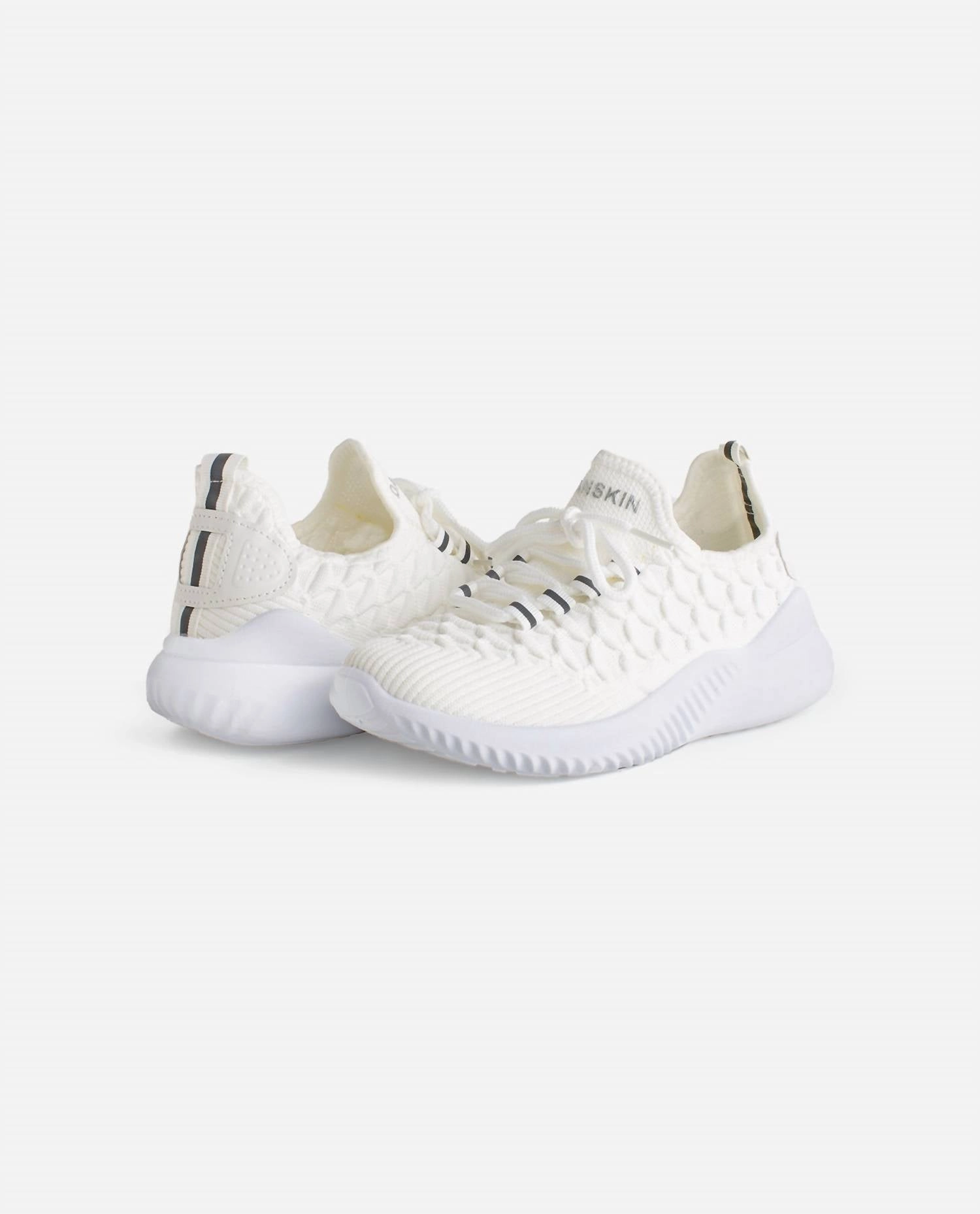 Urban Daily Girls Stunt Lace Up Sneaker In White