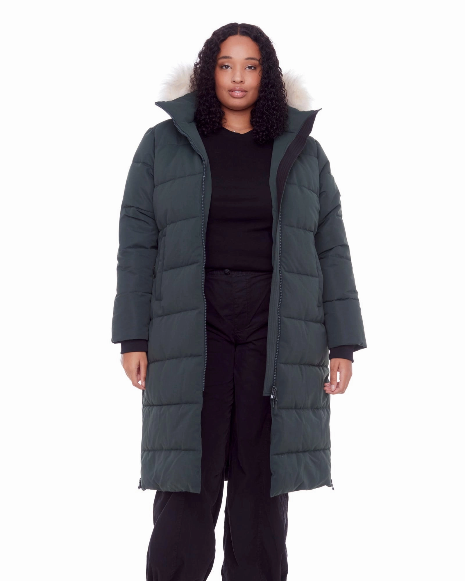 Adventure Gear Vegan Down  Ultra Long Length Parka | Green