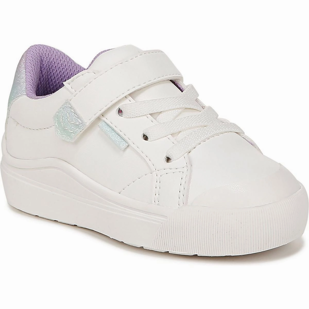 Slip On Style Time Off Toddler Girls Faux Leather Adjustable Slip On Shoes