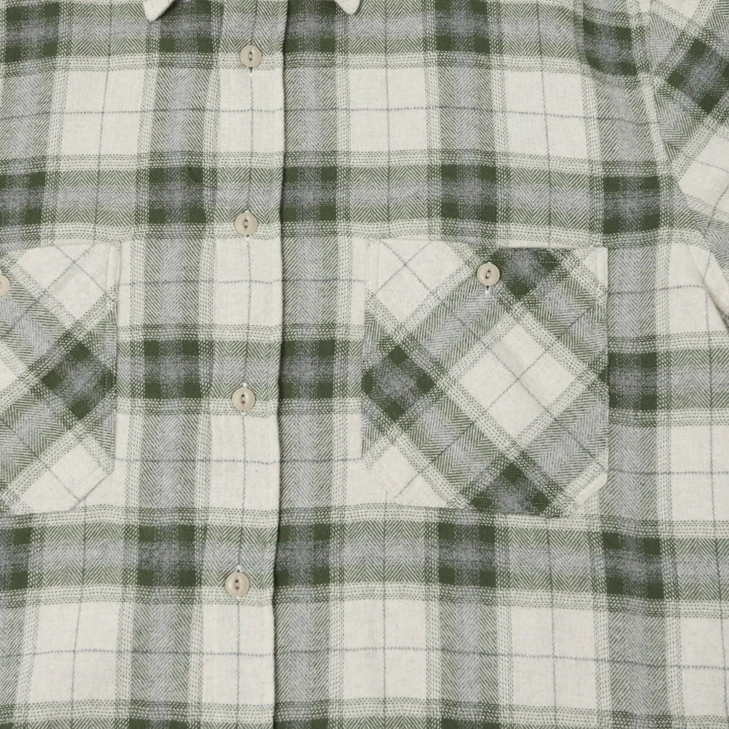 Hartford 'Pocket' Flannel Check Shirt - Green Check Lightweight Wear Animal Print