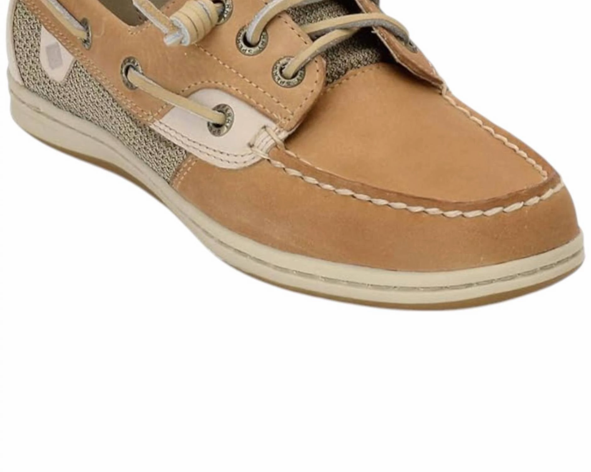 Girl's Songfish Boat Shoes In Linen Oat Dodge Hike