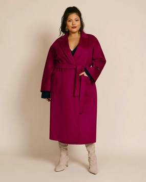 Toscana Coat | Plum Closet Heat Retention Technology