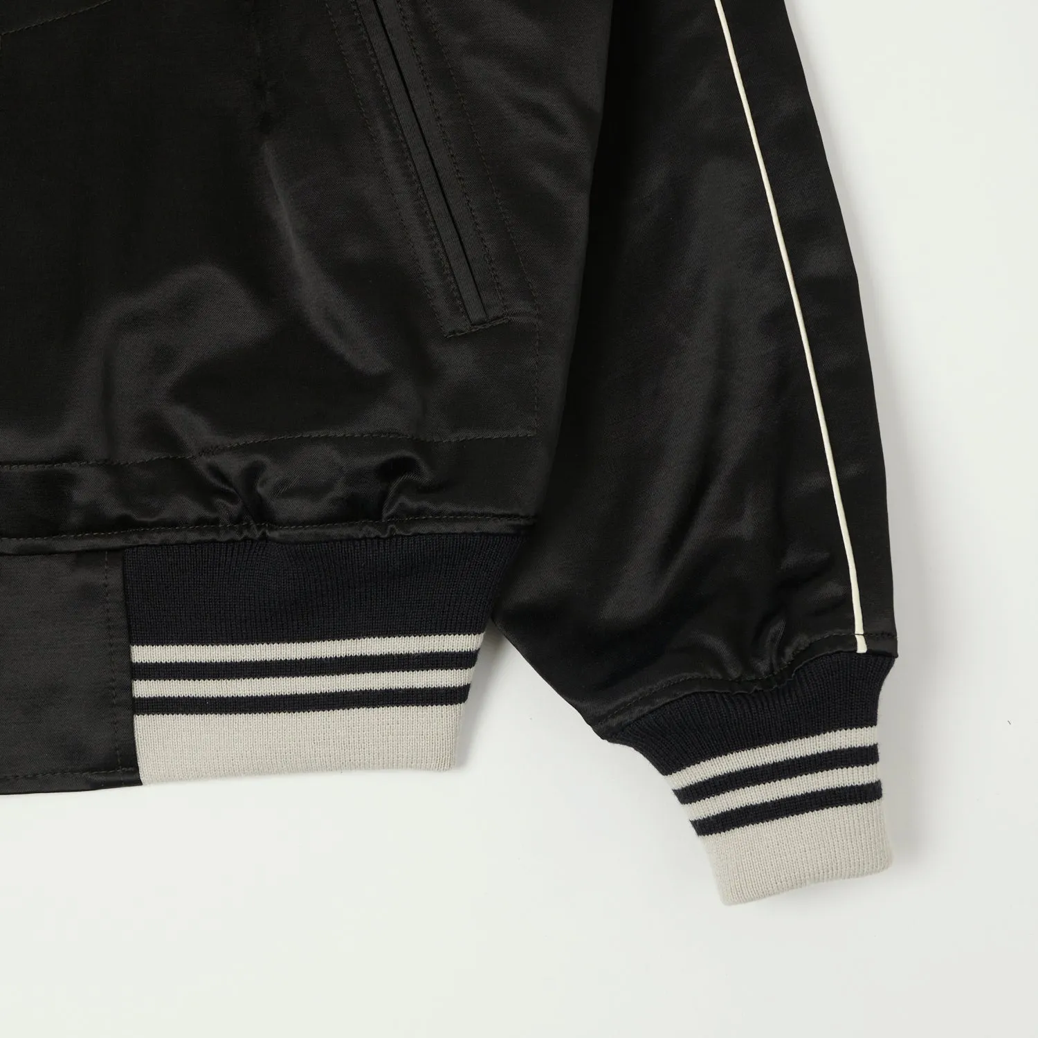 Street Ready TOYS McCOY Cotton/Rayon Sateen Tour Jacket - Black