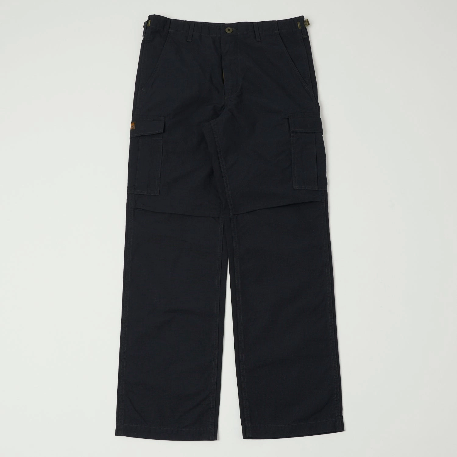 Simple Utility Hip Friendly Pockets TOYS McCOY Hot Weather Rip-Stop Trousers - Black