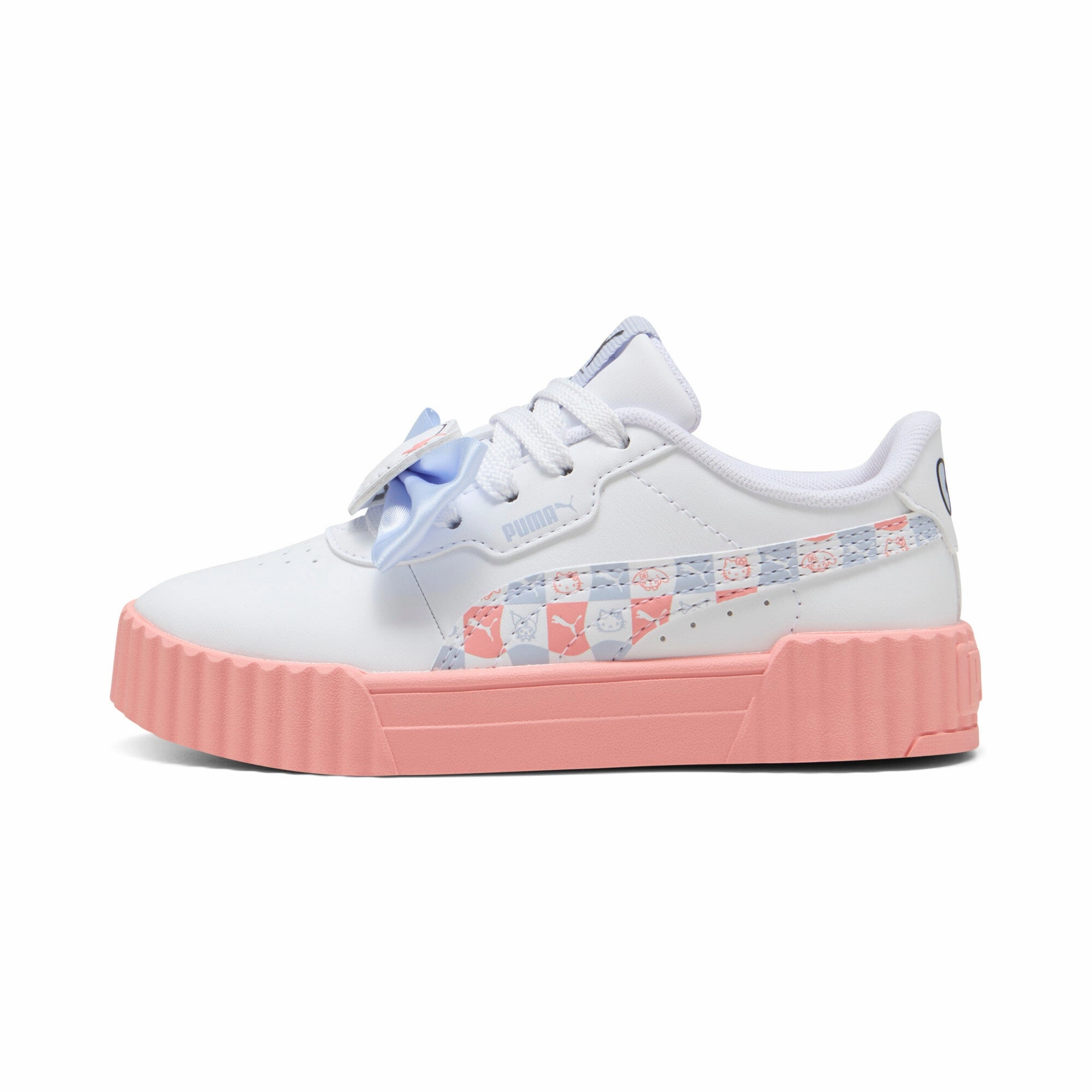 Ready For Action Ultra Grip Pattern PUMA x HELLO KITTY Little Kids Girls'  AND FRIENDS Carina 3.0 Sneakers