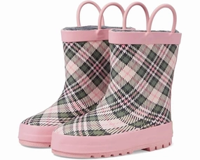 Western Chief Precious 24106276P Kid Pink Plaid Waterproof Rain Boot JOBB1651 Rock Star