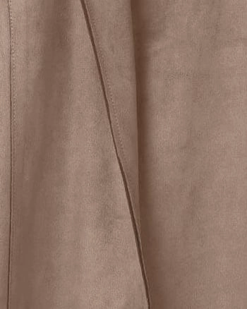 Esa Faux Suede Coat | Natural Stone Develop