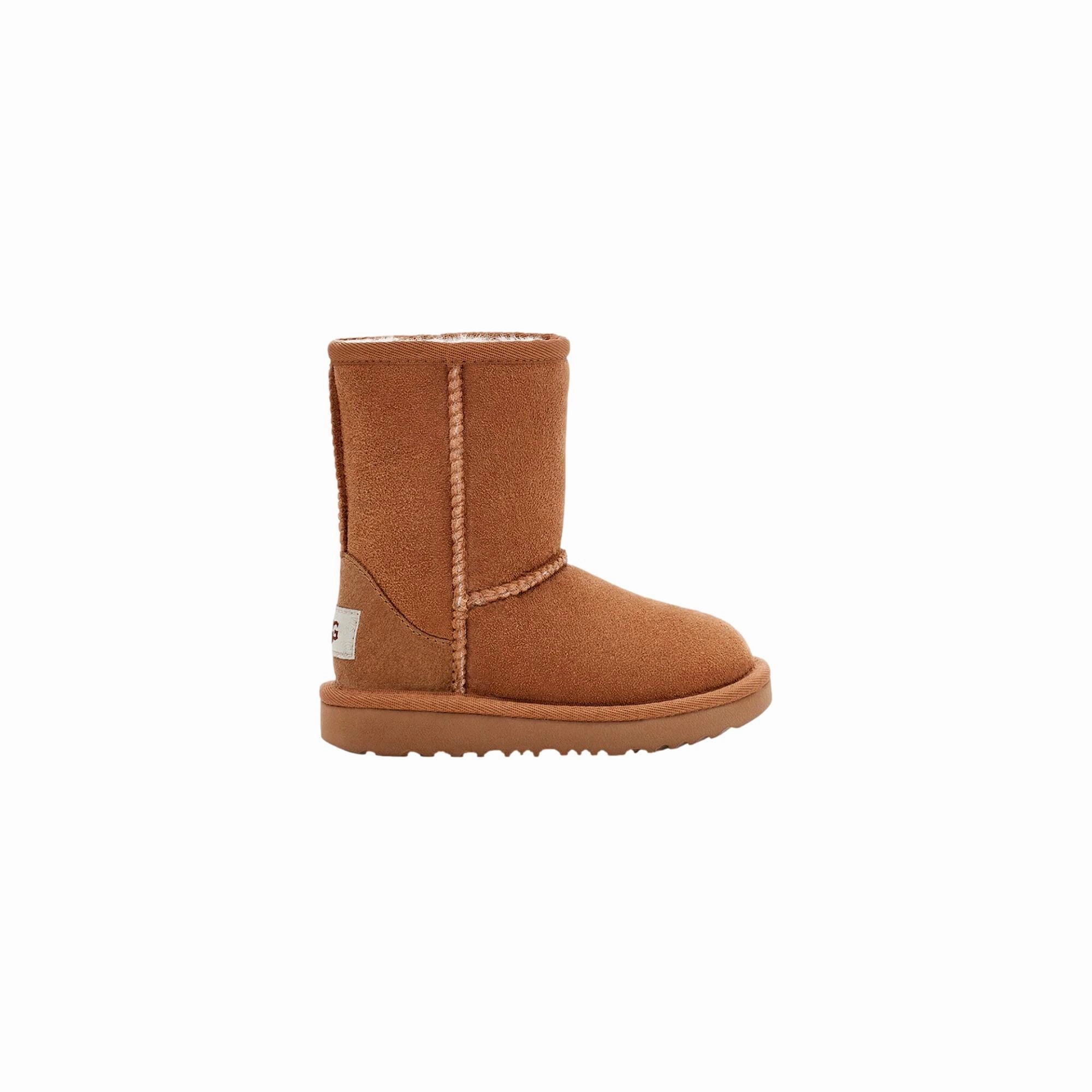 UGG Classic II Chestnut  1017703T-CHE Toddler Wave View Model Mode