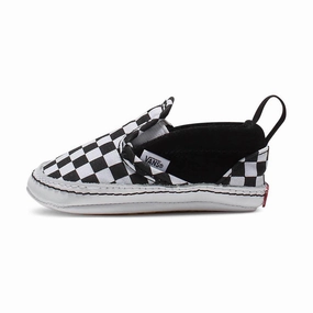 Play Day Infant Slip-On V Checkerboard Crib Shoe