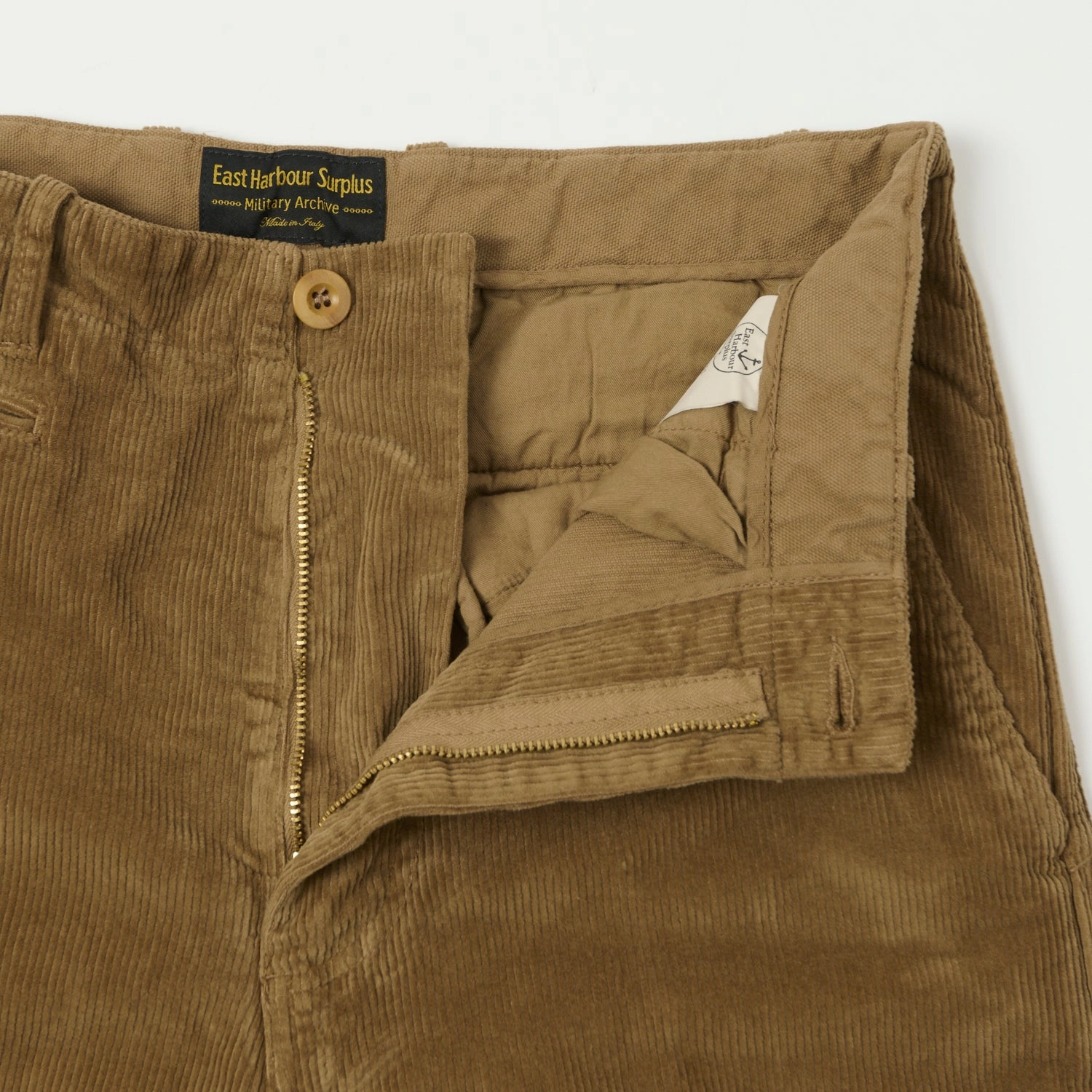 All Occasion East Harbour Surplus 'Axel 101' Corduroy Trouser - Wood