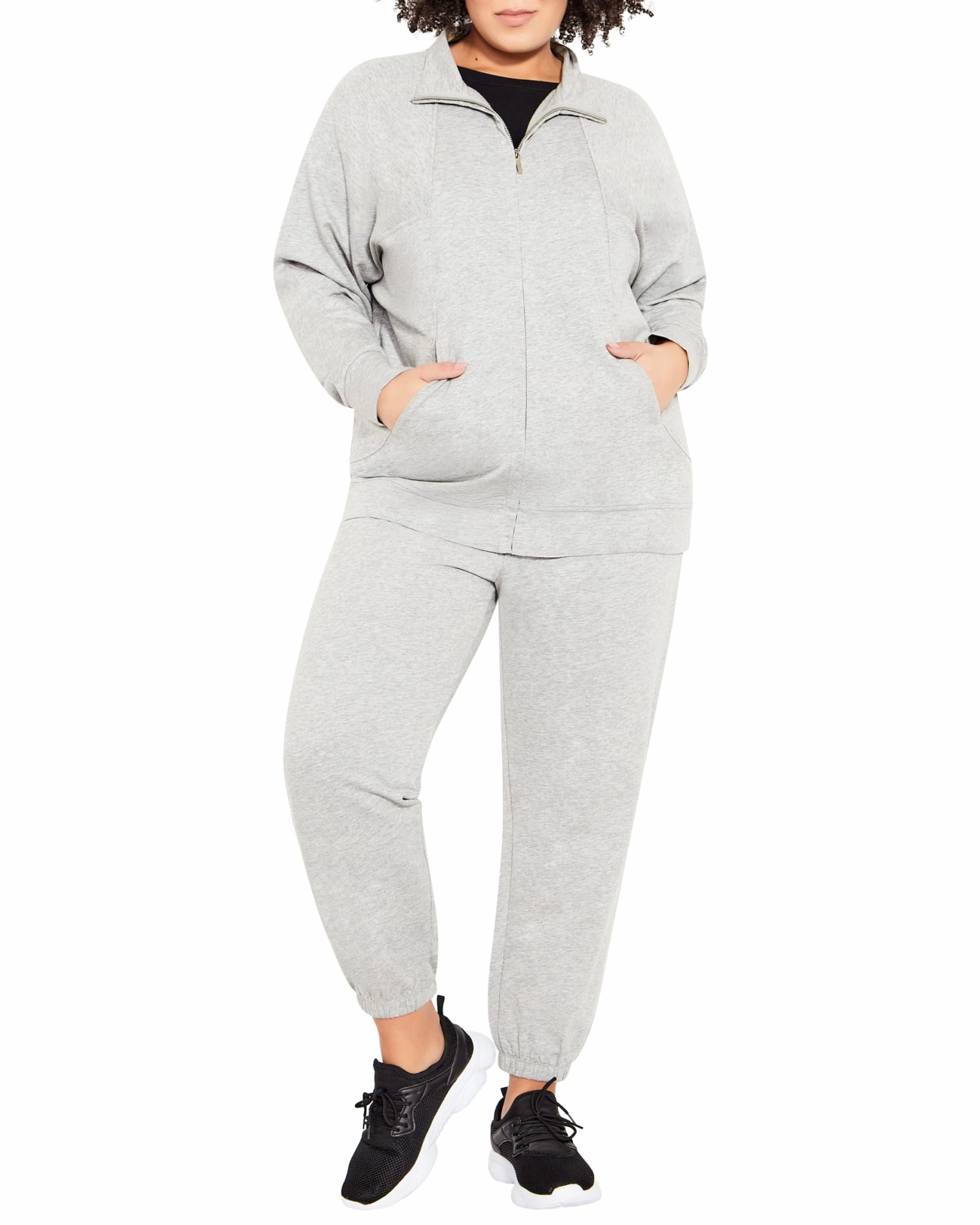 Windshield Wear family trip Trina Batwing Jacket | Light Grey