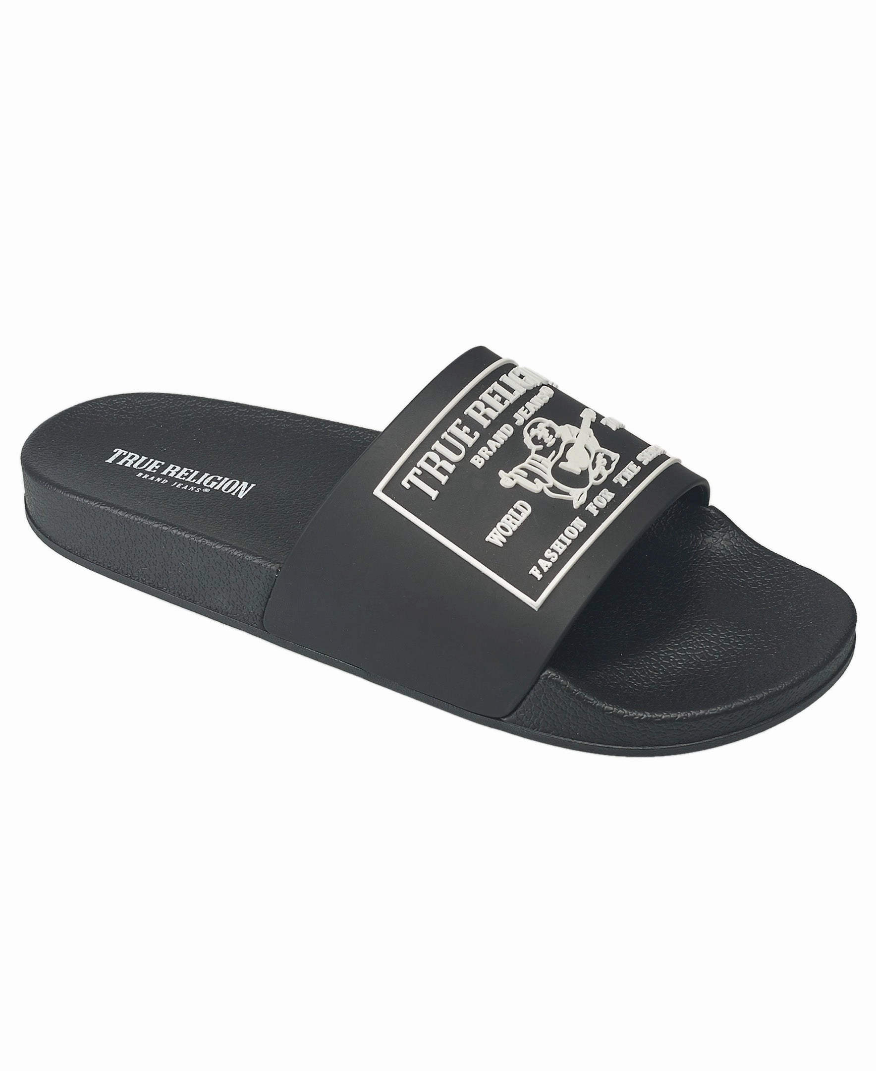 True Religion Men's Kendrick Slides orthopedic