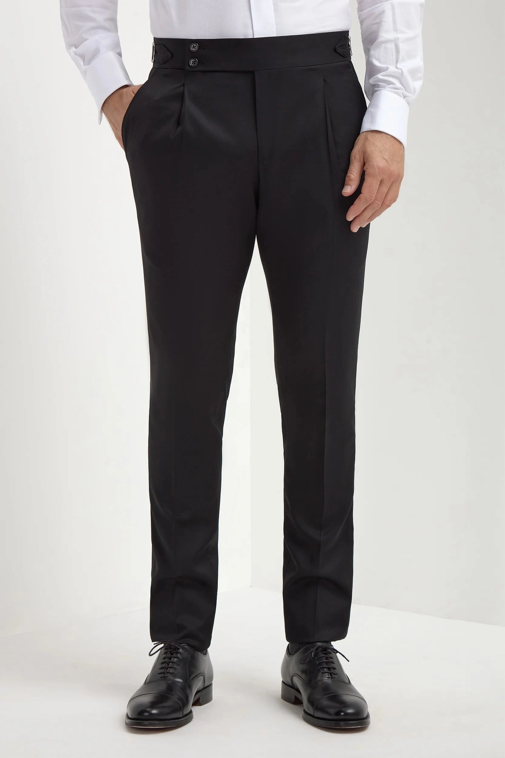 WaterRepellent Tuxedo Soragna trousers - Made in Italy