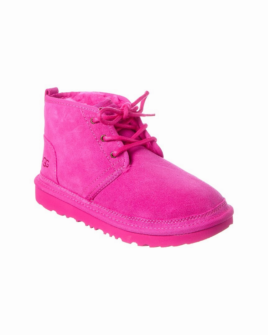All Weather Mountain Climber Sleek Outline UGG Kids Neumel II Suede Boot
