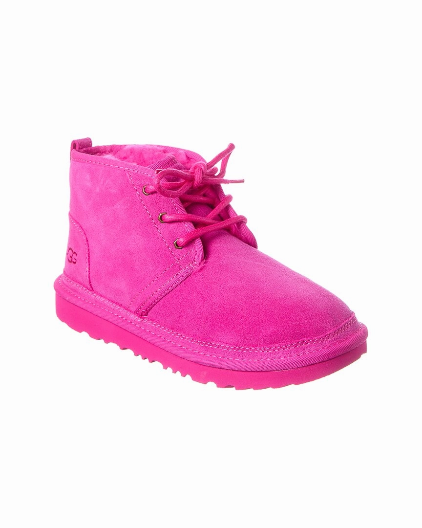 High Traction Trail Runner UGG Kids Neumel II Suede Boot