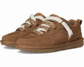 Stretchable Upper Ugg Lo Lowmel 1166490K-CHE Sneakers Kids Chestnut Suede Lifestyle Shoes GUG63