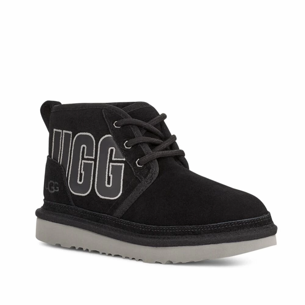 UGG Neumel Graphic Outline Black/Grey  1130787-BGSD Grade-School Padded Interior Urban Traveler Cordura Material