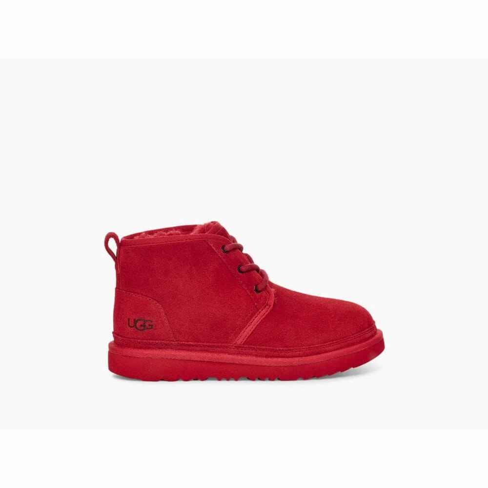 UGG Neumel II Samba Red  1017320-SBR Grade-School Minimalist Look