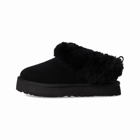 UGG Tazzelle 1171198K-BLK Slipper Kids Black Suede Round Toe Slip-On GUG133 Race Pace