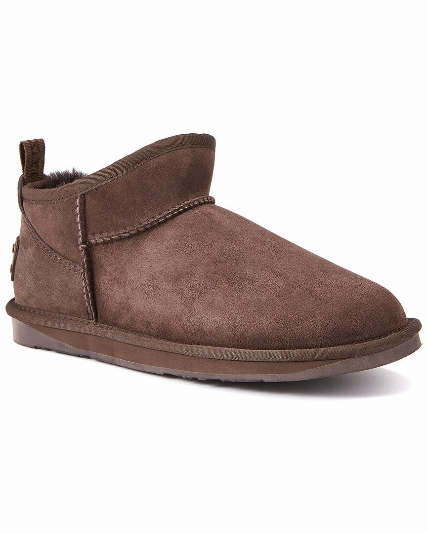 Slip Resistant Urban Commute Australia Luxe Collective Cosy Ultra Short Suede Boot