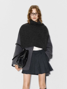 Long Lasting Shape Retention Hypoallergenic fabric Merino Wool Scarf Coat