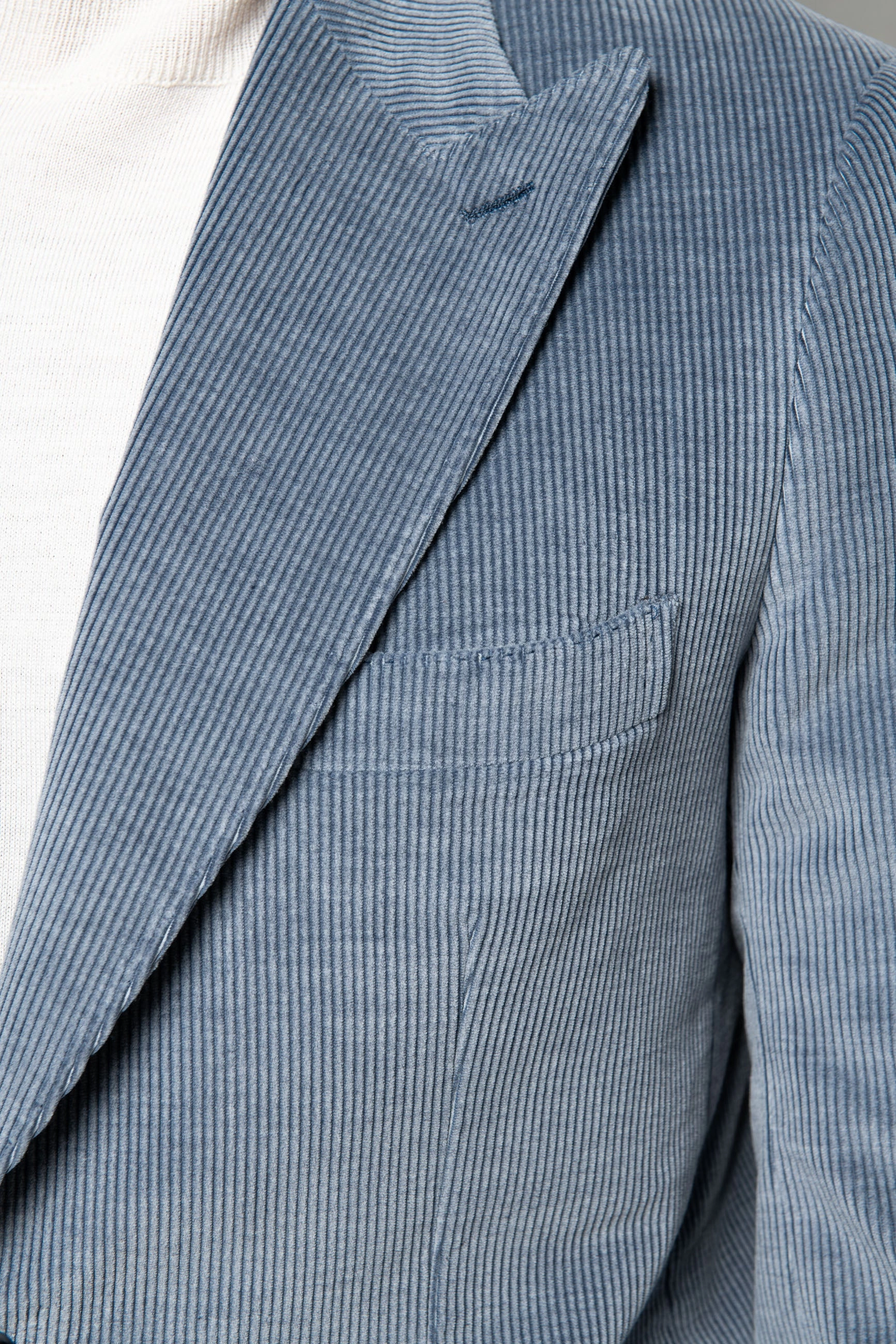 Circumstance Light blue corduroy jacket "Soragna Capsule Collection" - Made in Italy