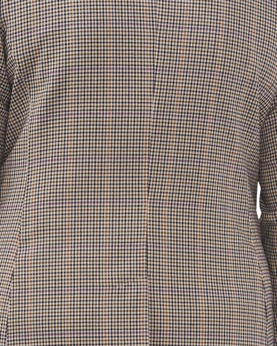 PLAID DOUBLE BREASTED BLAZER | COUNTRY PLAID Stylish Wear