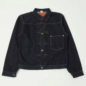 Freewheelers & Co The Vanishing West 506XX '1944-45' Type-I Denim Jacket - One Wash Drop Tail Hem