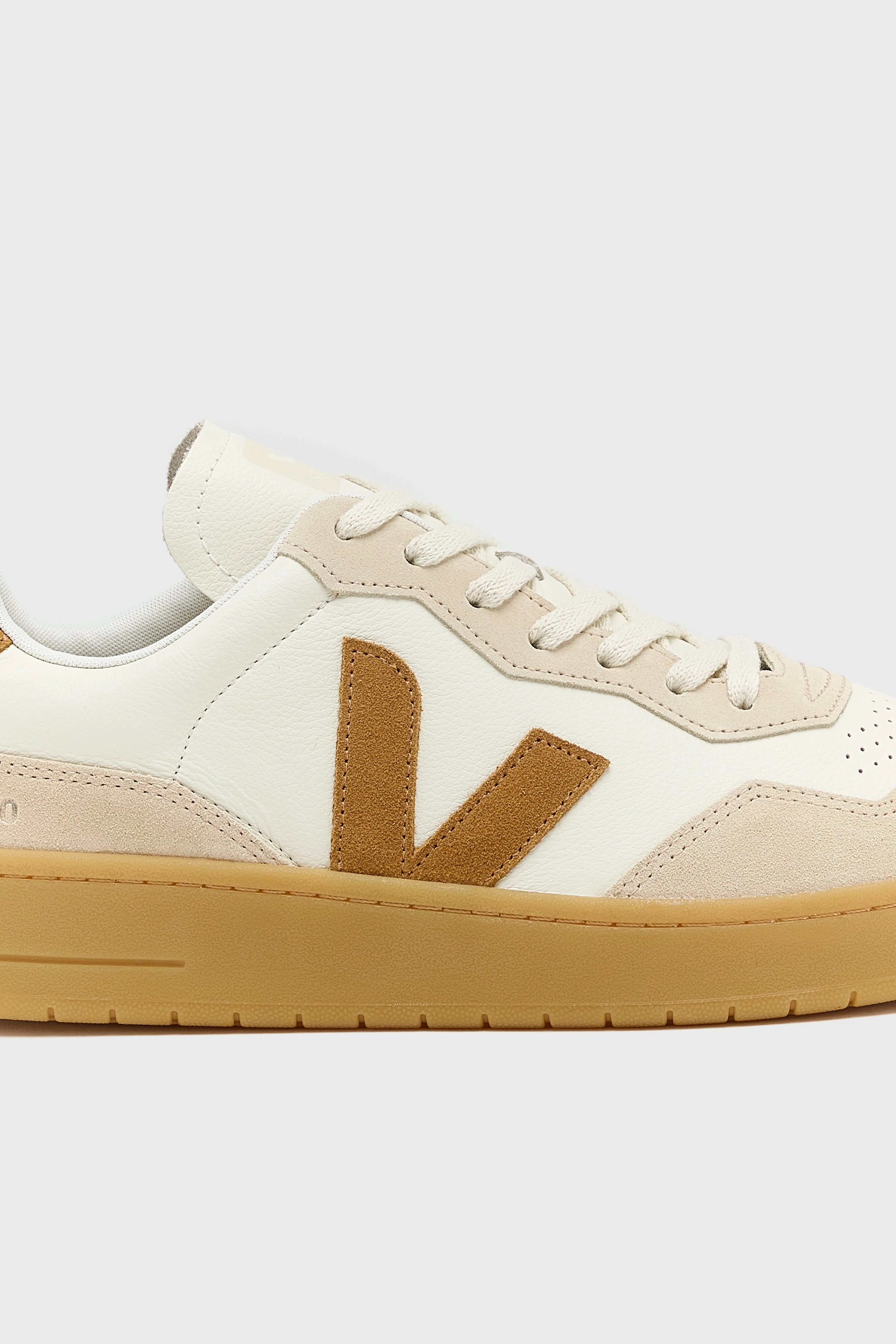 V-90 O.T. Leather for Men  (252 / M / WHITE) Textured Rapid Airflow Net