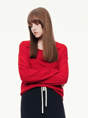 Cozy Fleece Versatile Performance V-neck Relaxed Sweater