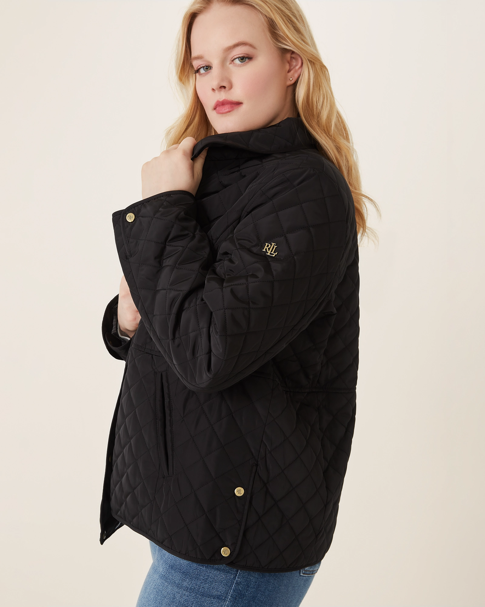Vanya Quilted Jacket | Black campfire