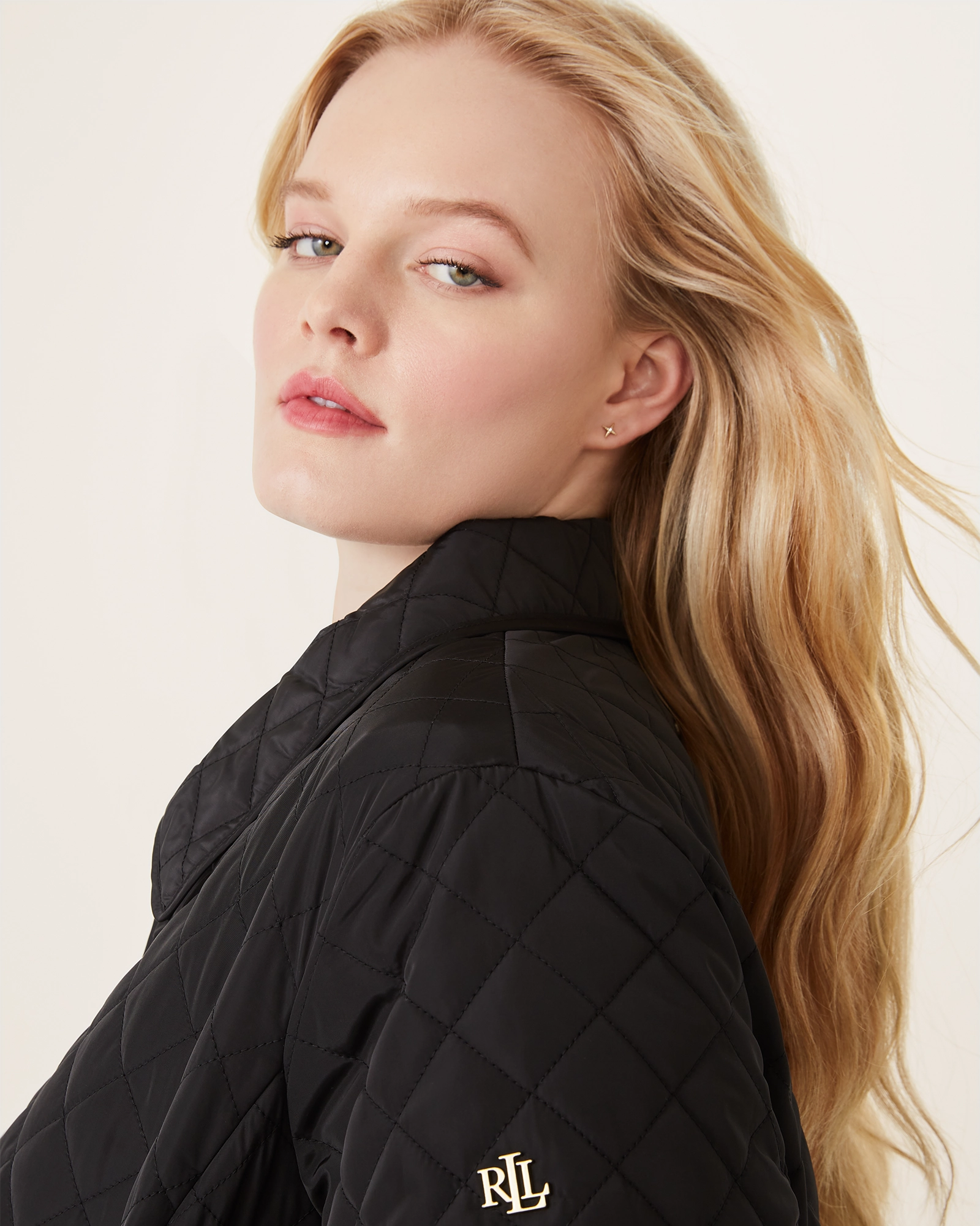 Vanya Quilted Jacket | Black Minimal Utility