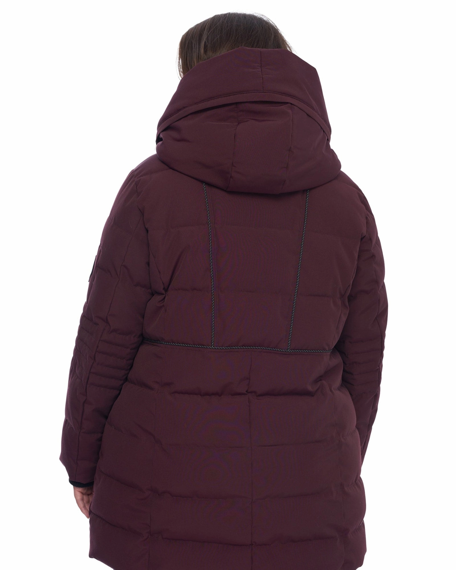 suitable for air sports Softshell Technology Vegan Down  Mid-Length Parka | Grape