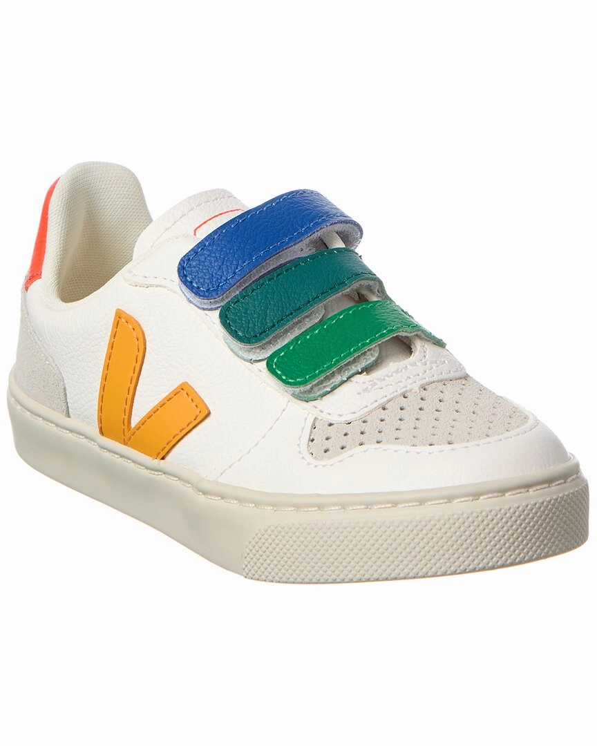 VEJA Small V-10 Leather Sneaker Friend Out Happy Steps