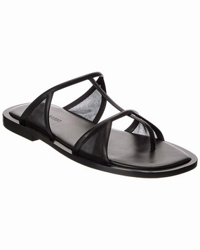 Daily Wear All-day Summer Sandals Ferragamo Gioventu Leather & Mesh Sandal