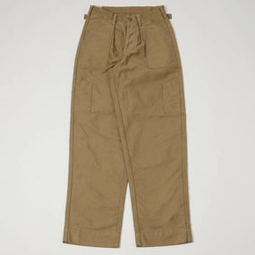Tight Fit Freewheelers & Co 'USAF Air Crew' Utility Trouser - Khaki Beige