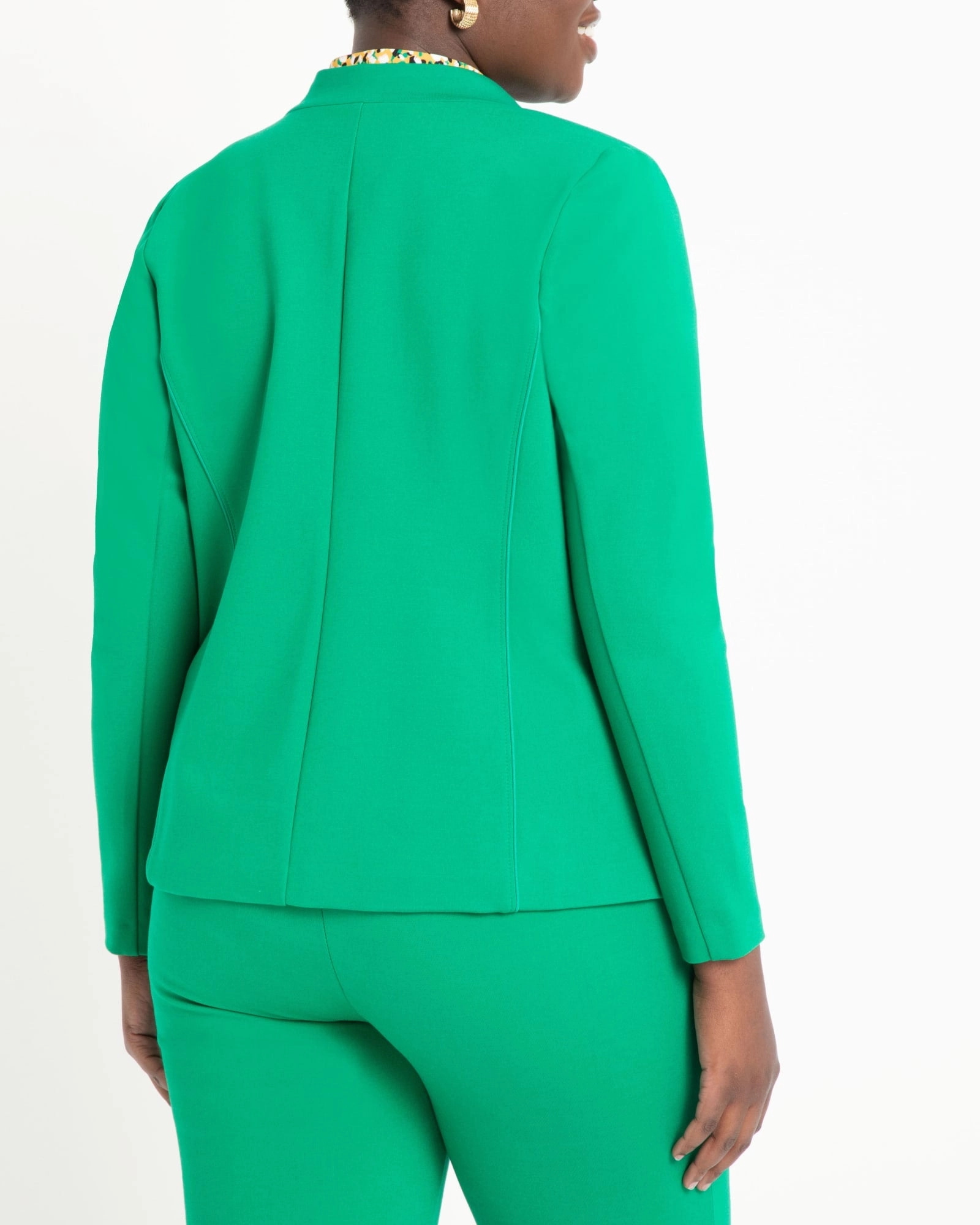 The Ultimate Stretch Suit Blazer | Vivid Emerald Threat Bravery