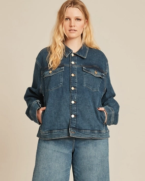 Vika Denim Jacket | BLUE Casual Layer