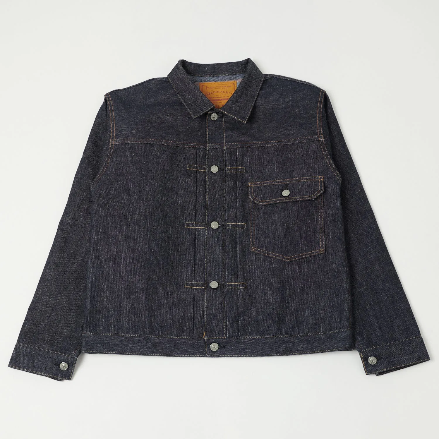 Eco Friendly Construction Warehouse & Co 2001XX (2000XX) Blanket Lined Type-I Denim Jacket - Raw